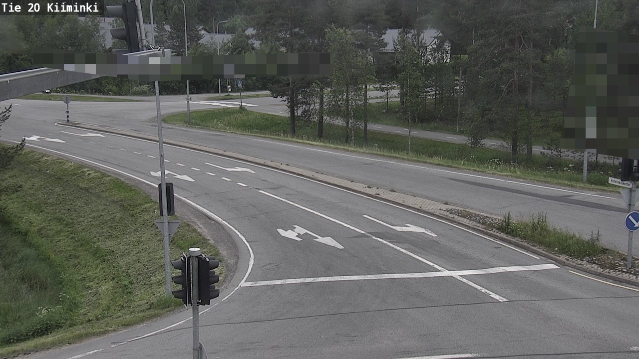Weather Camera Image Väg 20 Uleåborg Kiiminki, Oulu, Pohjois-Pohjanmaa