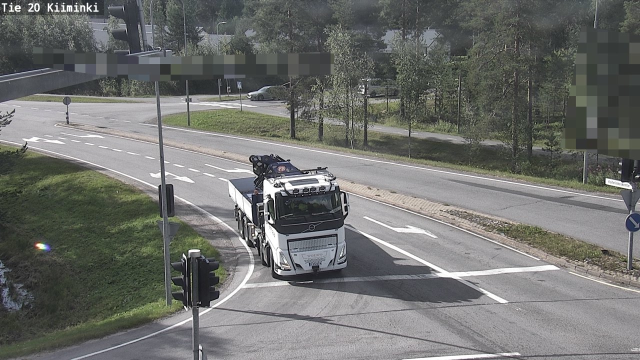 Weather Camera Image Road 20 Oulu Kiiminki, Oulu, Pohjois-Pohjanmaa