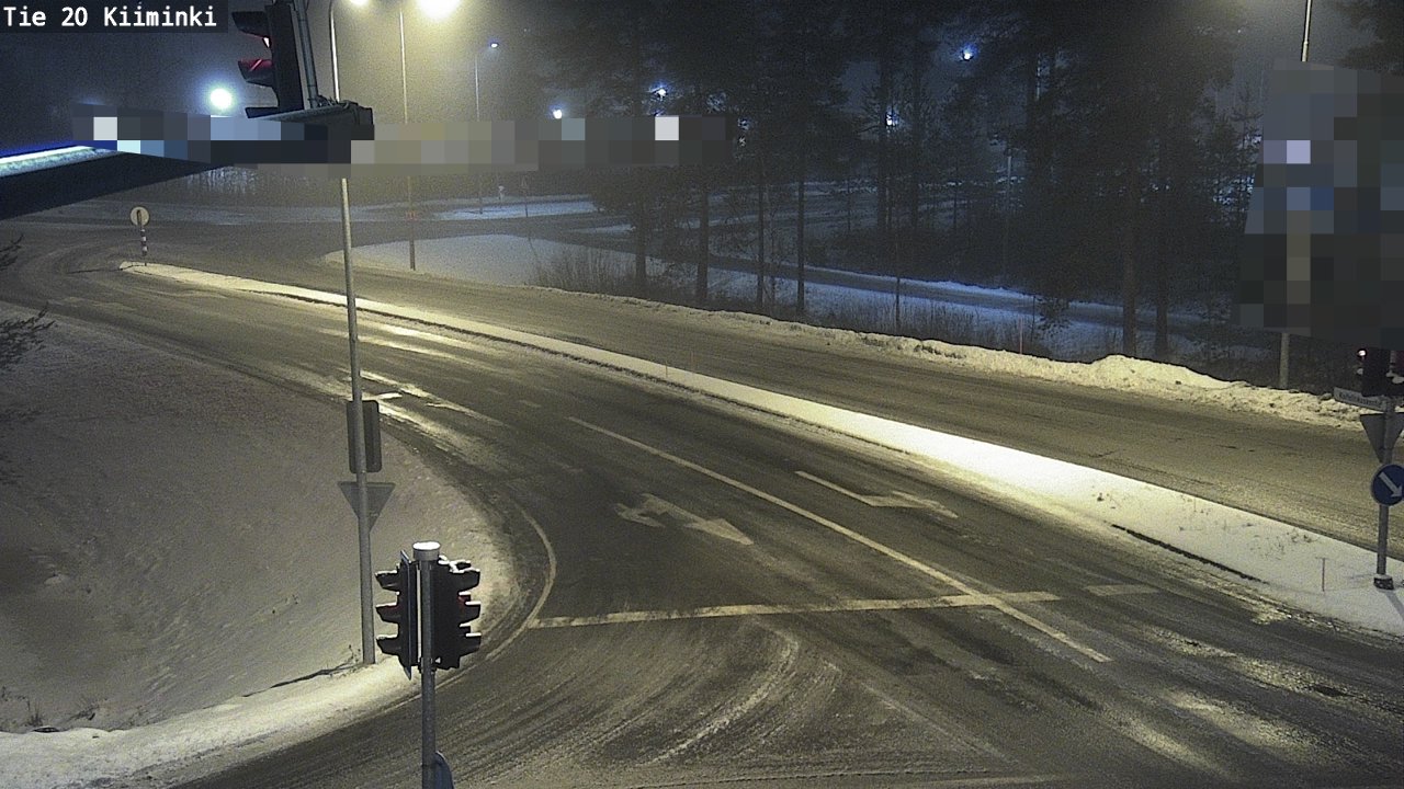 Weather Camera Image Road 20 Oulu Kiiminki, Oulu, Pohjois-Pohjanmaa