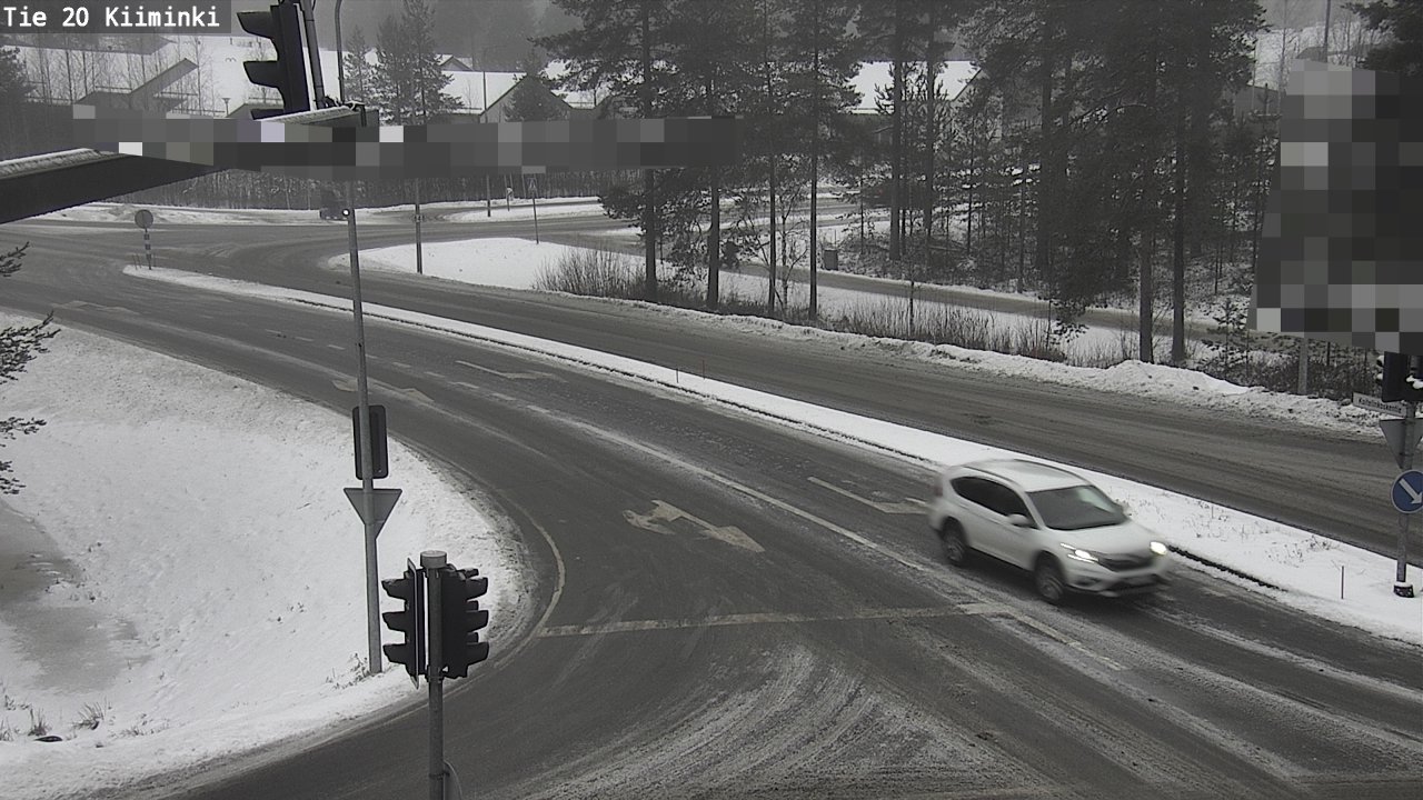 Weather Camera Image Road 20 Oulu Kiiminki, Oulu, Pohjois-Pohjanmaa
