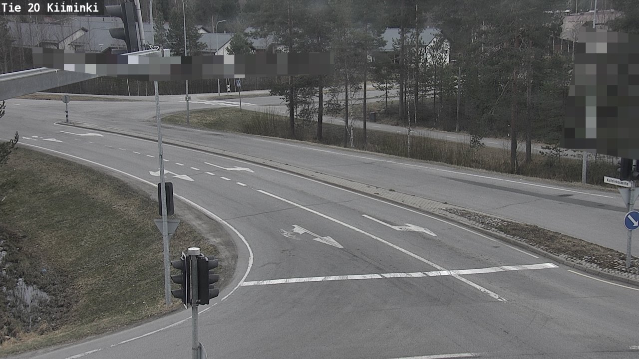 Weather Camera Image Väg 20 Uleåborg Kiiminki, Oulu, Pohjois-Pohjanmaa