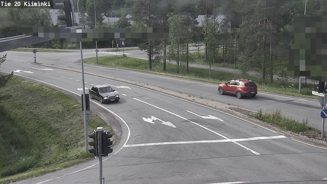 Weather Camera Image Väg 20 Uleåborg Kiiminki, Oulu, Pohjois-Pohjanmaa