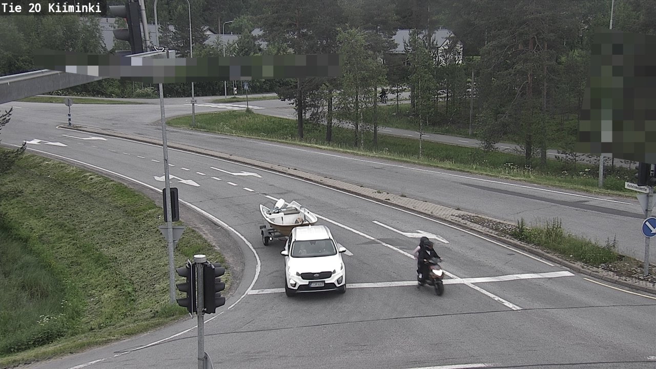 Weather Camera Image Väg 20 Uleåborg Kiiminki, Oulu, Pohjois-Pohjanmaa