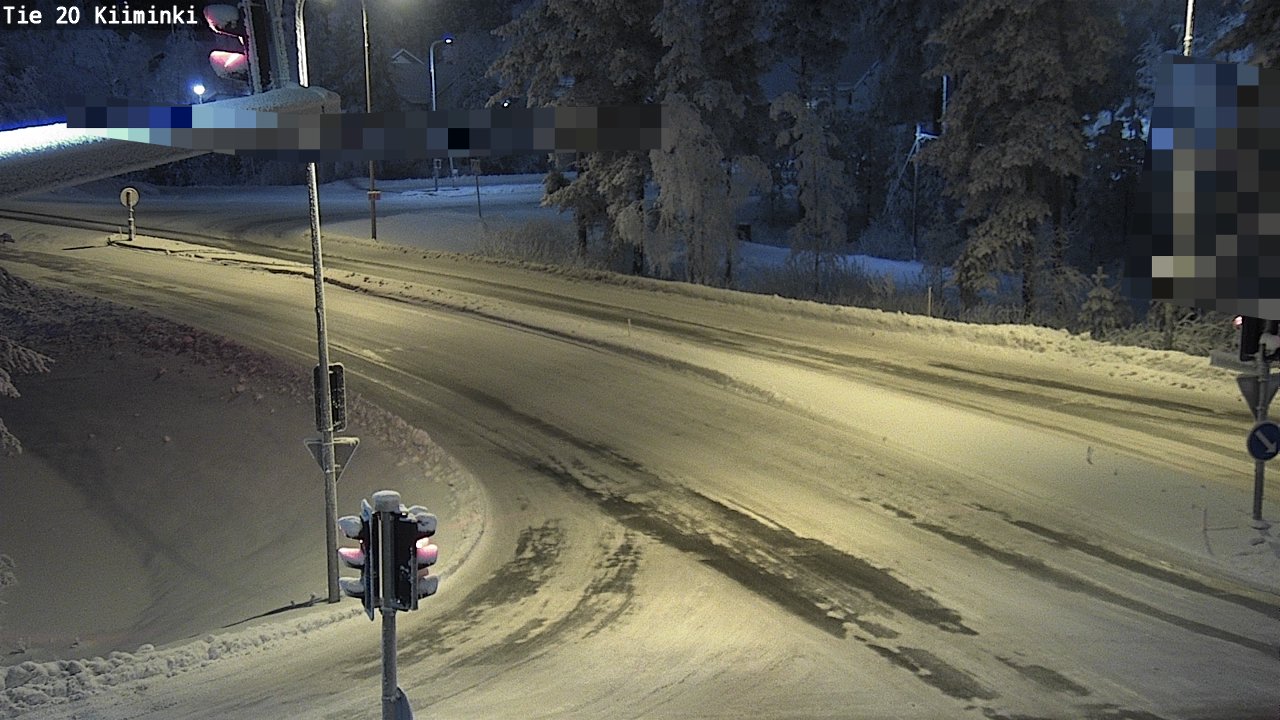 Weather Camera Image Road 20 Oulu Kiiminki, Oulu, Pohjois-Pohjanmaa