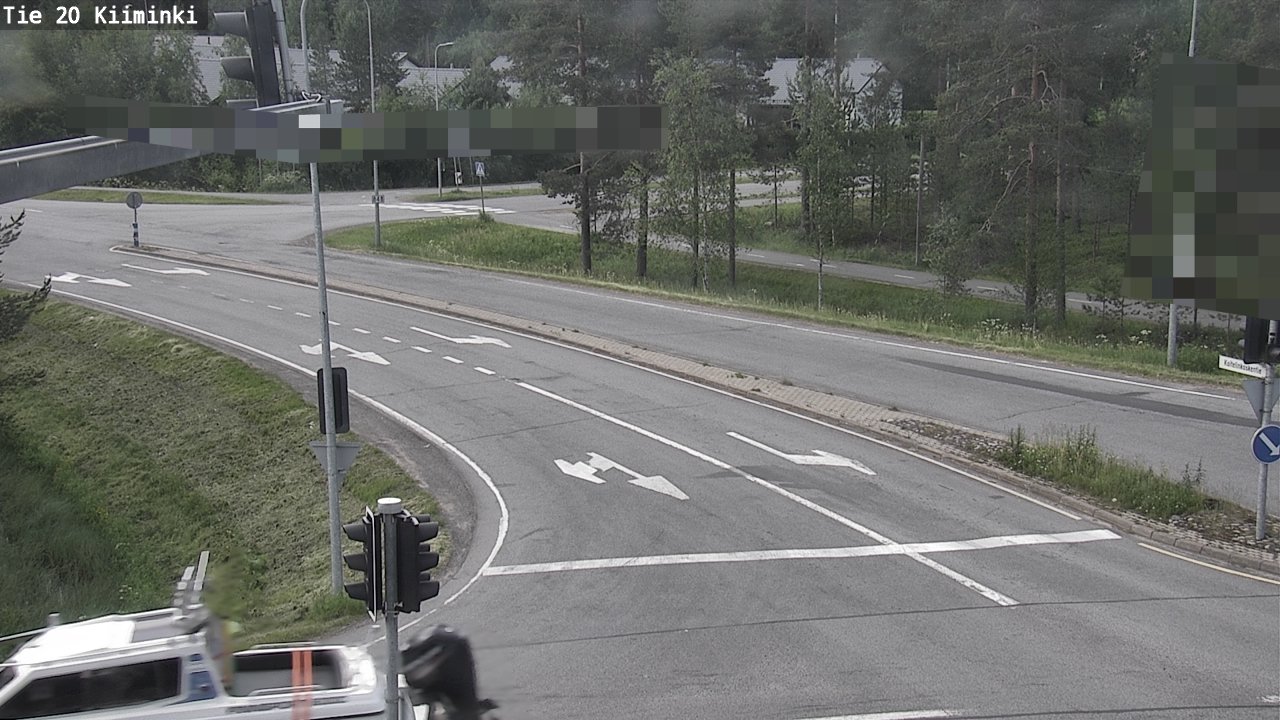 Weather Camera Image Väg 20 Uleåborg Kiiminki, Oulu, Pohjois-Pohjanmaa