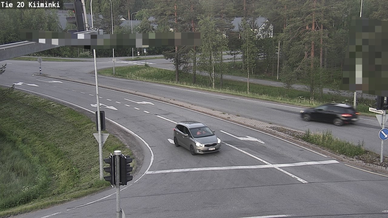 Weather Camera Image Väg 20 Uleåborg Kiiminki, Oulu, Pohjois-Pohjanmaa