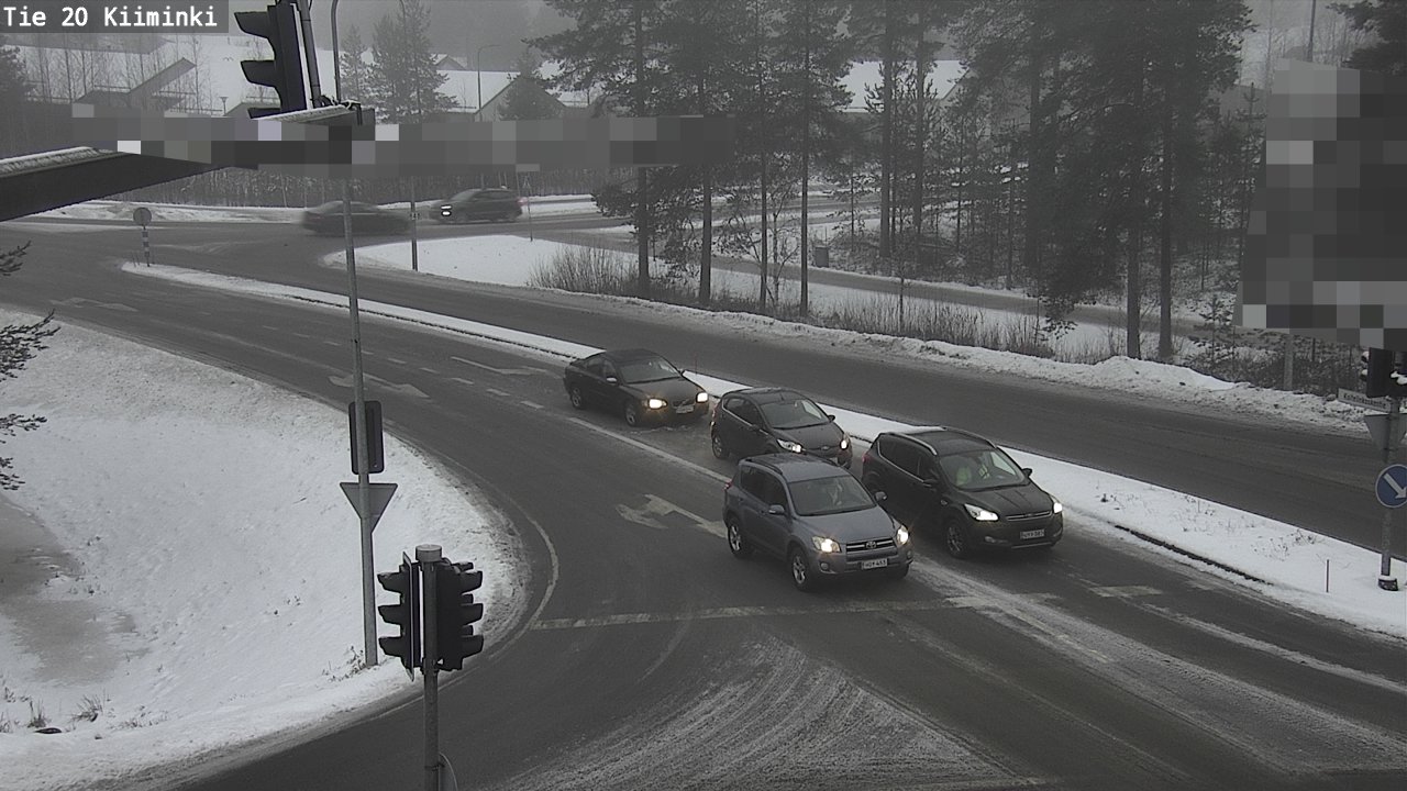 Weather Camera Image Road 20 Oulu Kiiminki, Oulu, Pohjois-Pohjanmaa