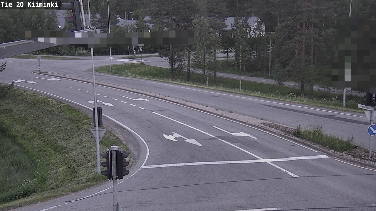 Weather Camera Image Väg 20 Uleåborg Kiiminki, Oulu, Pohjois-Pohjanmaa