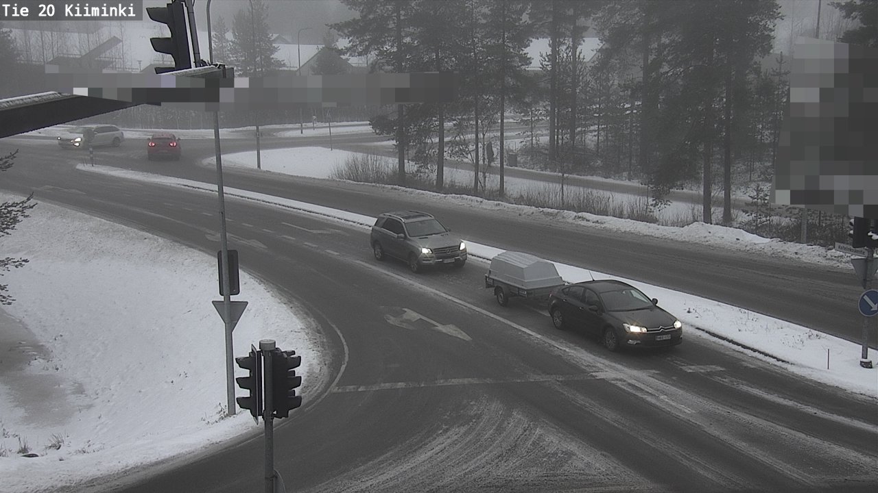 Weather Camera Image Road 20 Oulu Kiiminki, Oulu, Pohjois-Pohjanmaa