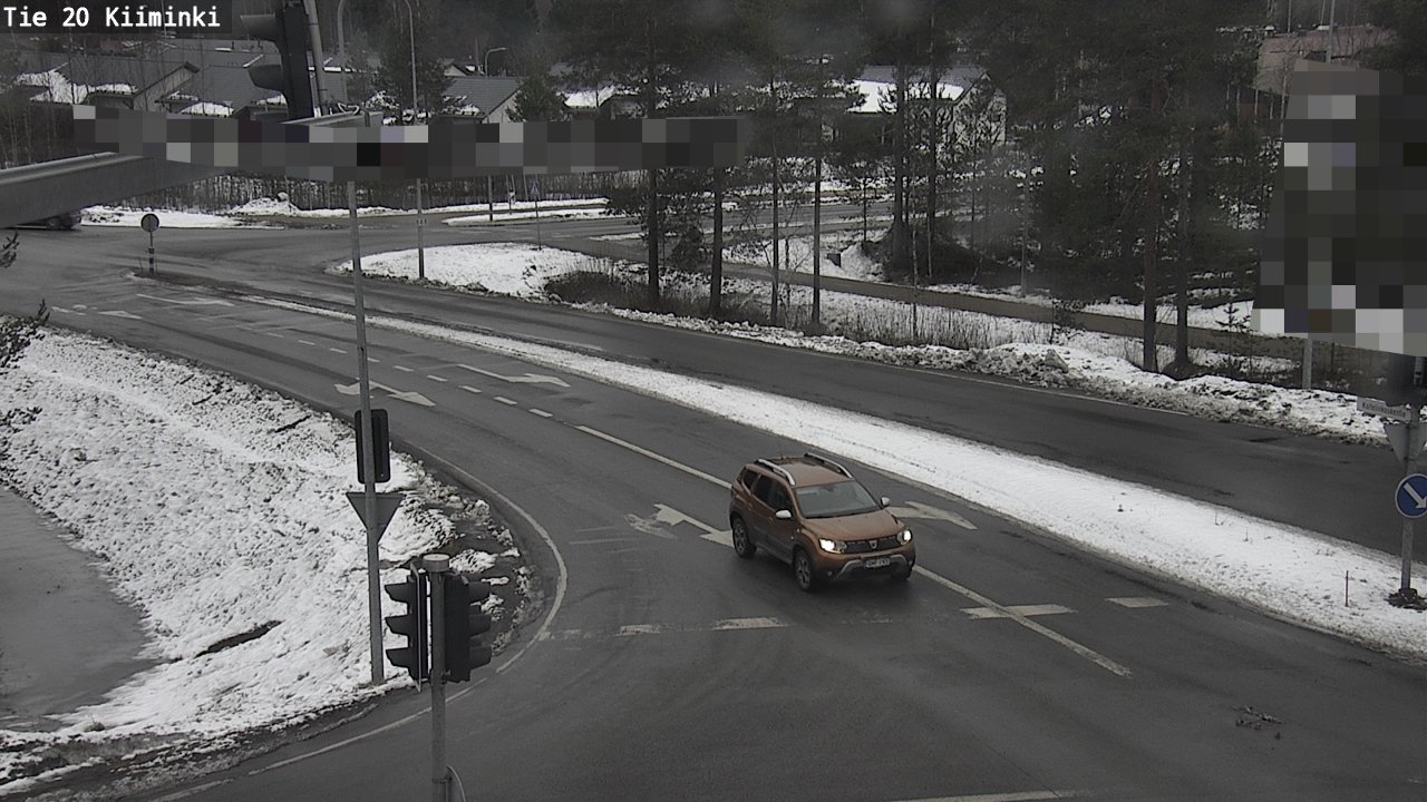 Weather Camera Image Road 20 Oulu Kiiminki, Oulu, Pohjois-Pohjanmaa
