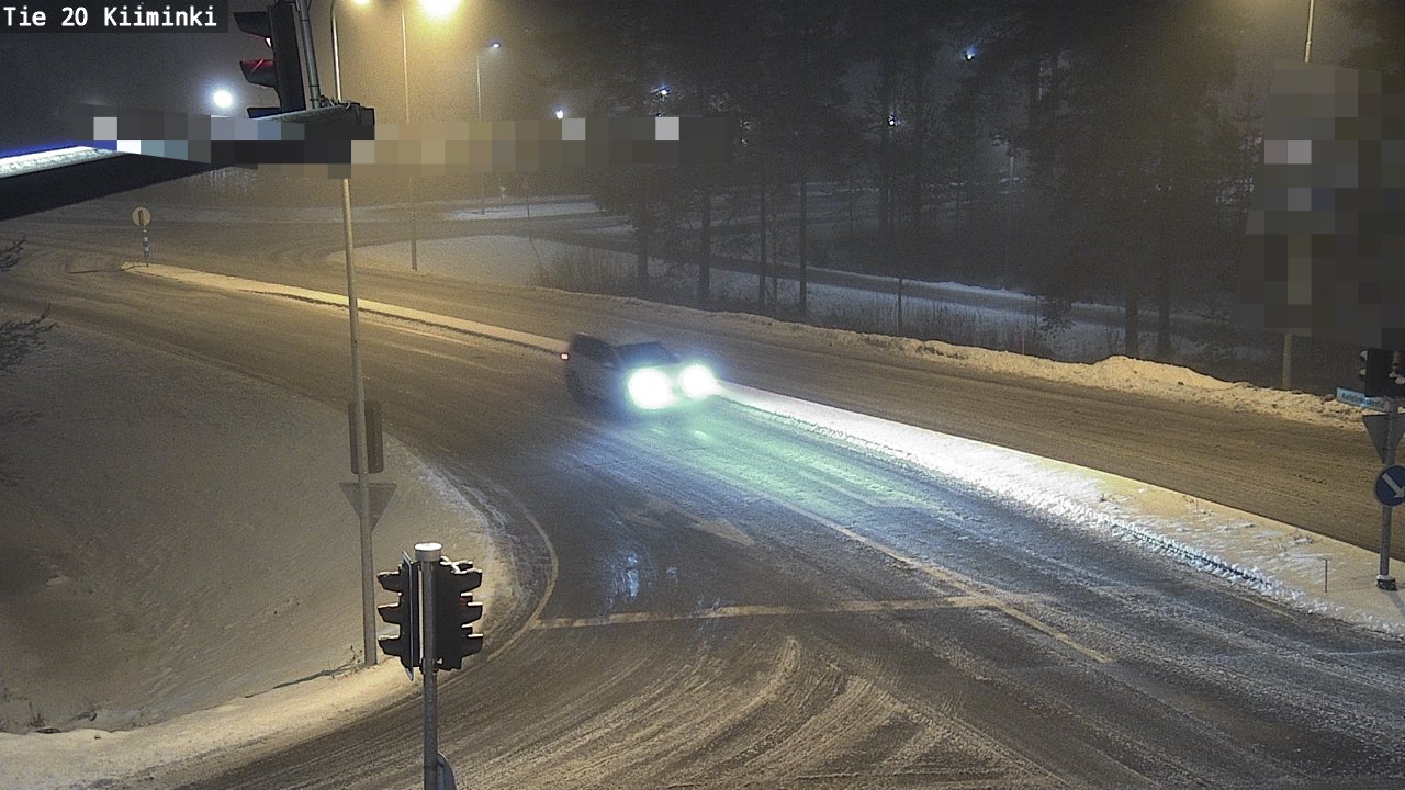 Weather Camera Image Road 20 Oulu Kiiminki, Oulu, Pohjois-Pohjanmaa