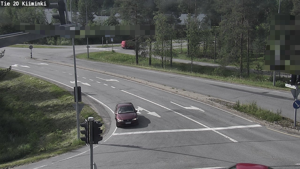 Weather Camera Image Väg 20 Uleåborg Kiiminki, Oulu, Pohjois-Pohjanmaa
