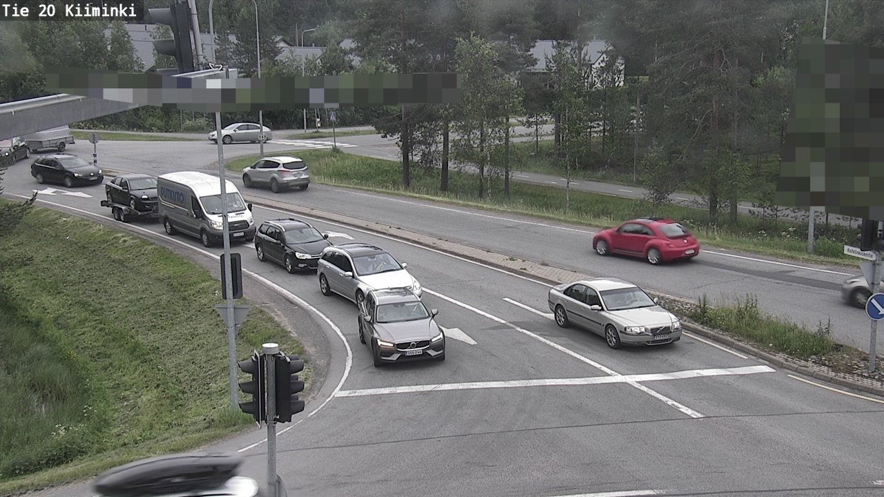 Weather Camera Image Väg 20 Uleåborg Kiiminki, Oulu, Pohjois-Pohjanmaa
