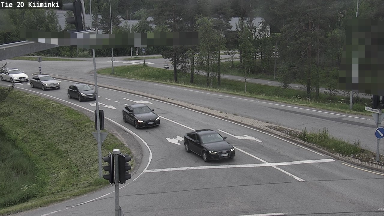 Weather Camera Image Väg 20 Uleåborg Kiiminki, Oulu, Pohjois-Pohjanmaa