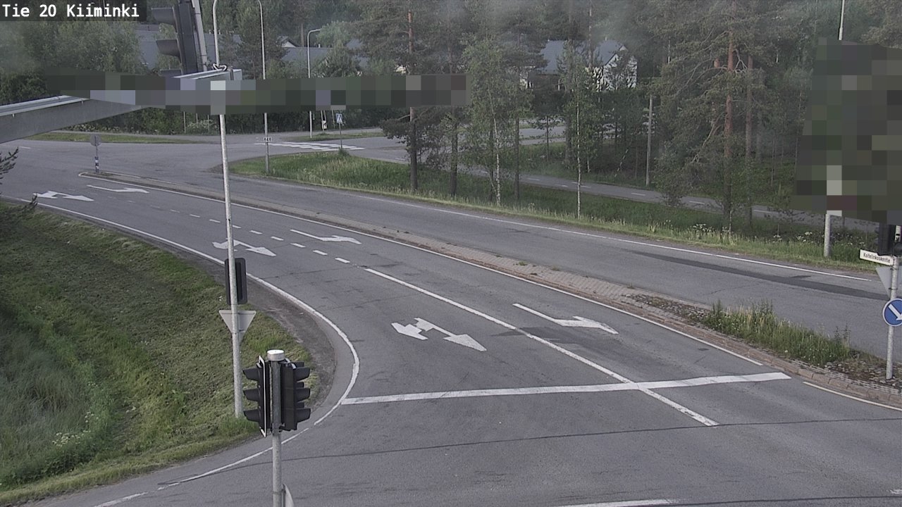 Weather Camera Image Väg 20 Uleåborg Kiiminki, Oulu, Pohjois-Pohjanmaa