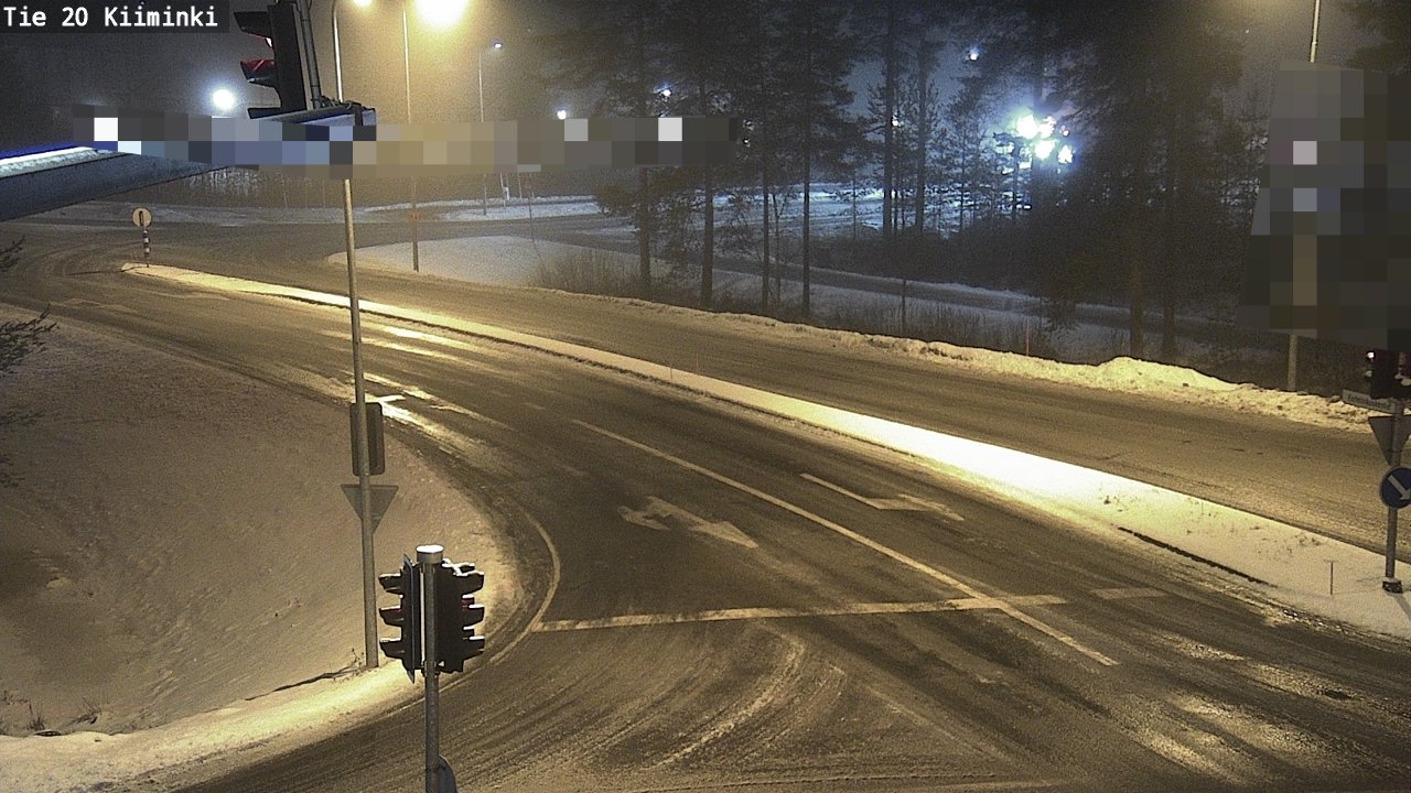 Weather Camera Image Road 20 Oulu Kiiminki, Oulu, Pohjois-Pohjanmaa