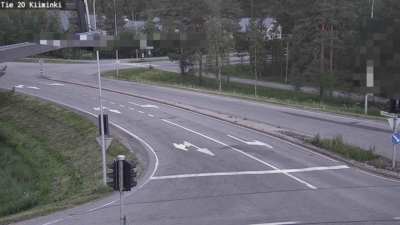 Weather Camera Image Väg 20 Uleåborg Kiiminki, Oulu, Pohjois-Pohjanmaa