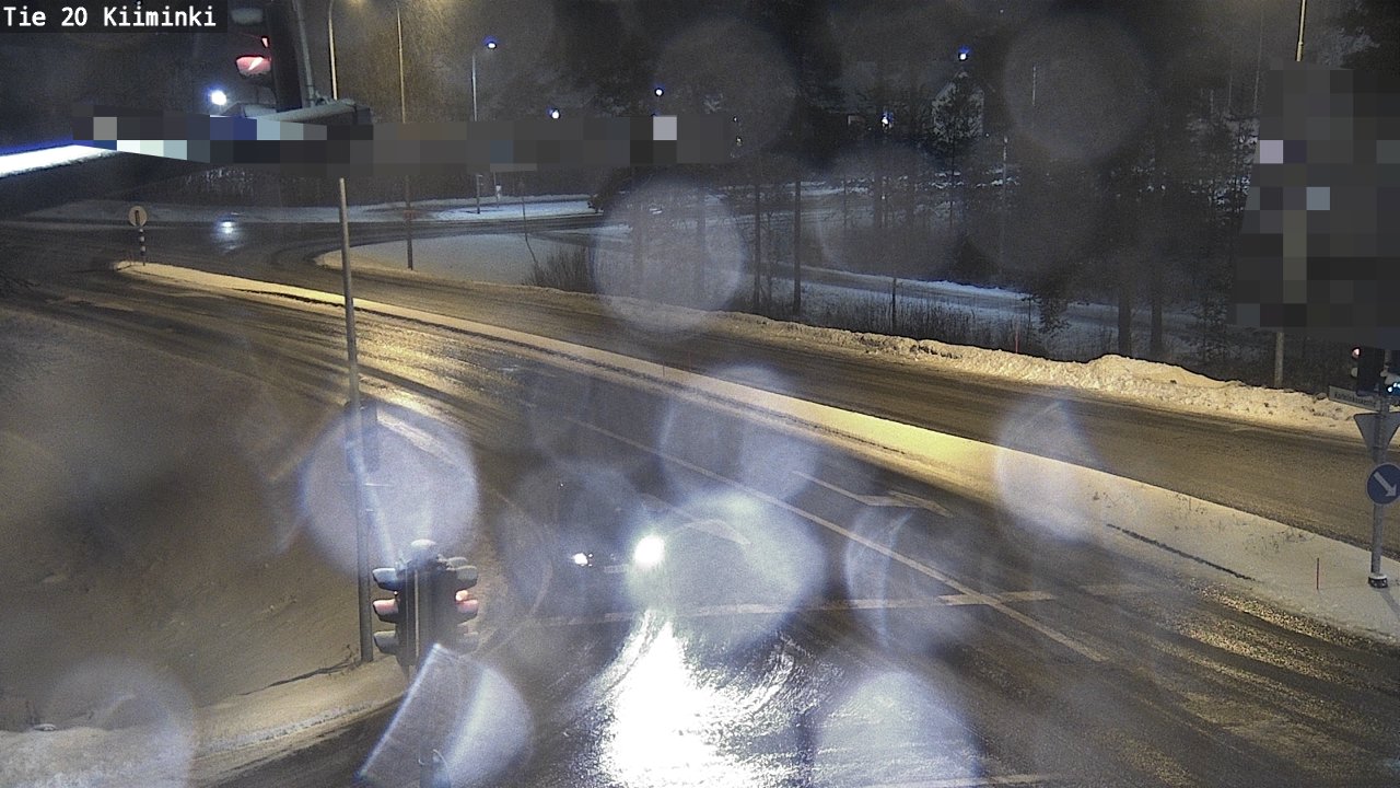 Weather Camera Image Road 20 Oulu Kiiminki, Oulu, Pohjois-Pohjanmaa