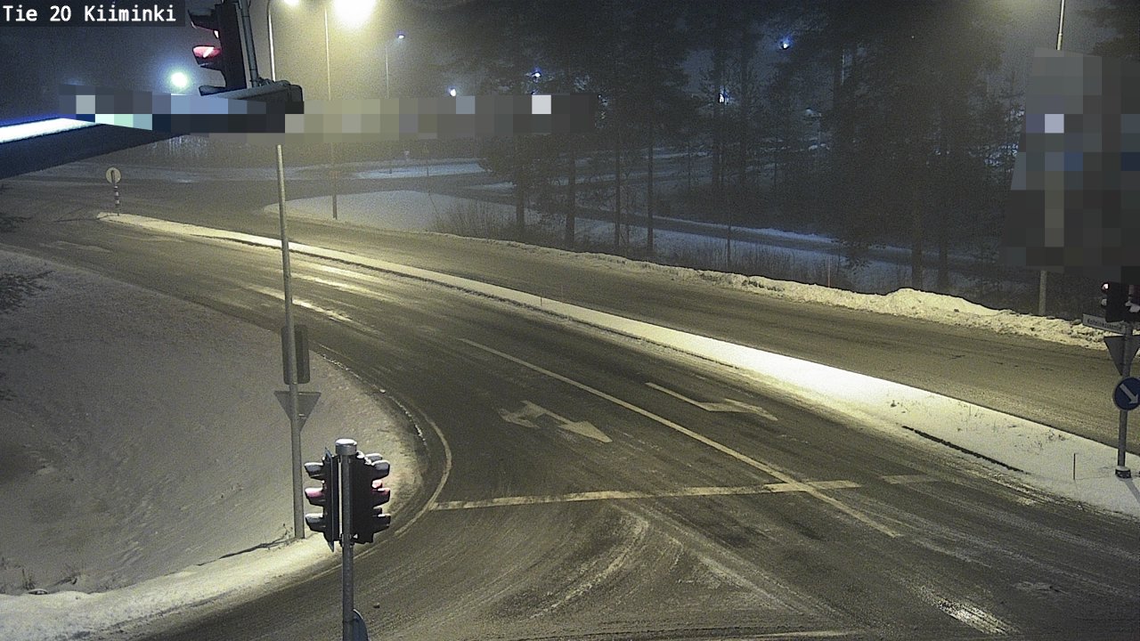 Weather Camera Image Road 20 Oulu Kiiminki, Oulu, Pohjois-Pohjanmaa