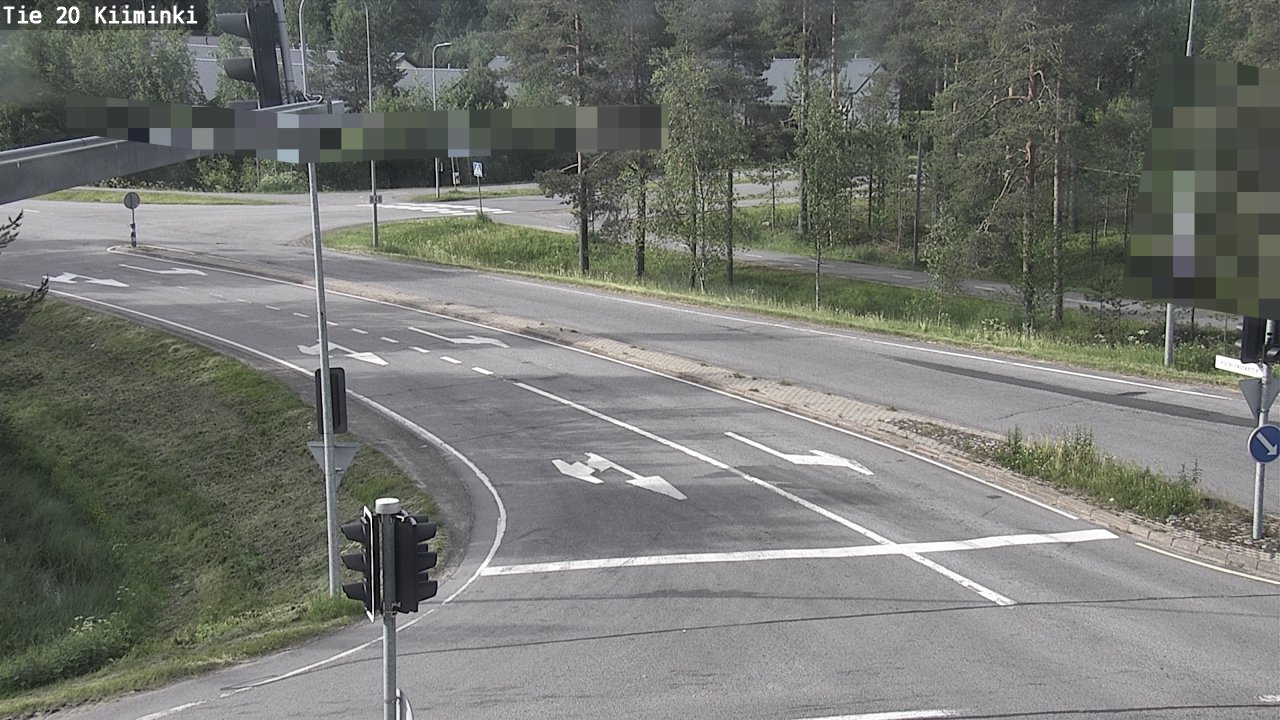 Weather Camera Image Väg 20 Uleåborg Kiiminki, Oulu, Pohjois-Pohjanmaa