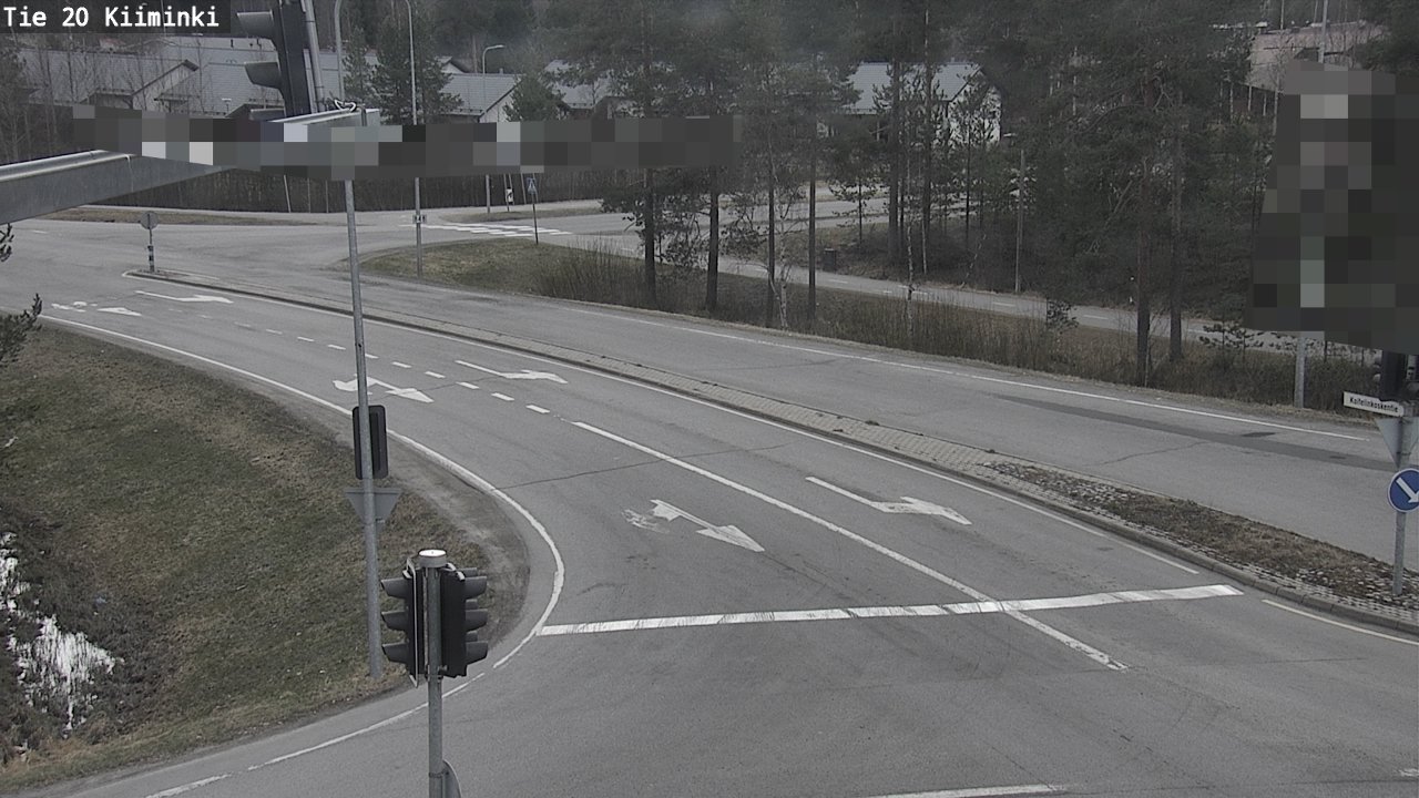 Weather Camera Image Väg 20 Uleåborg Kiiminki, Oulu, Pohjois-Pohjanmaa