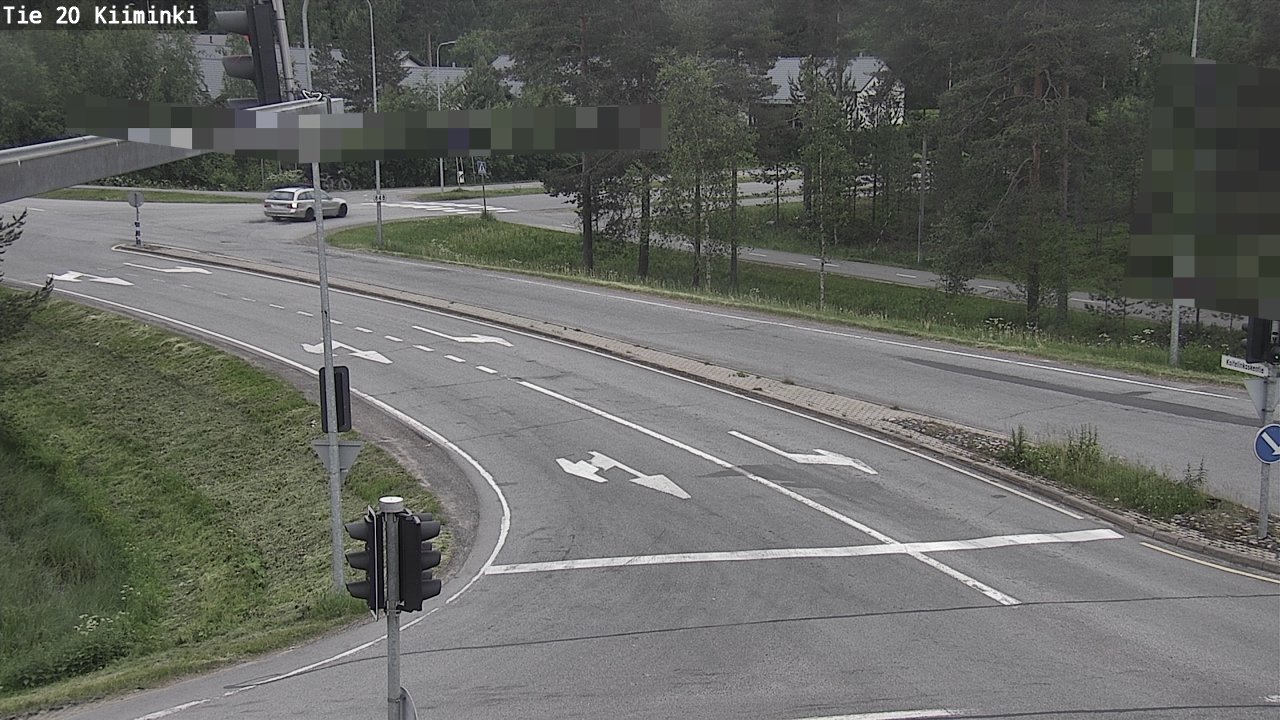 Weather Camera Image Väg 20 Uleåborg Kiiminki, Oulu, Pohjois-Pohjanmaa