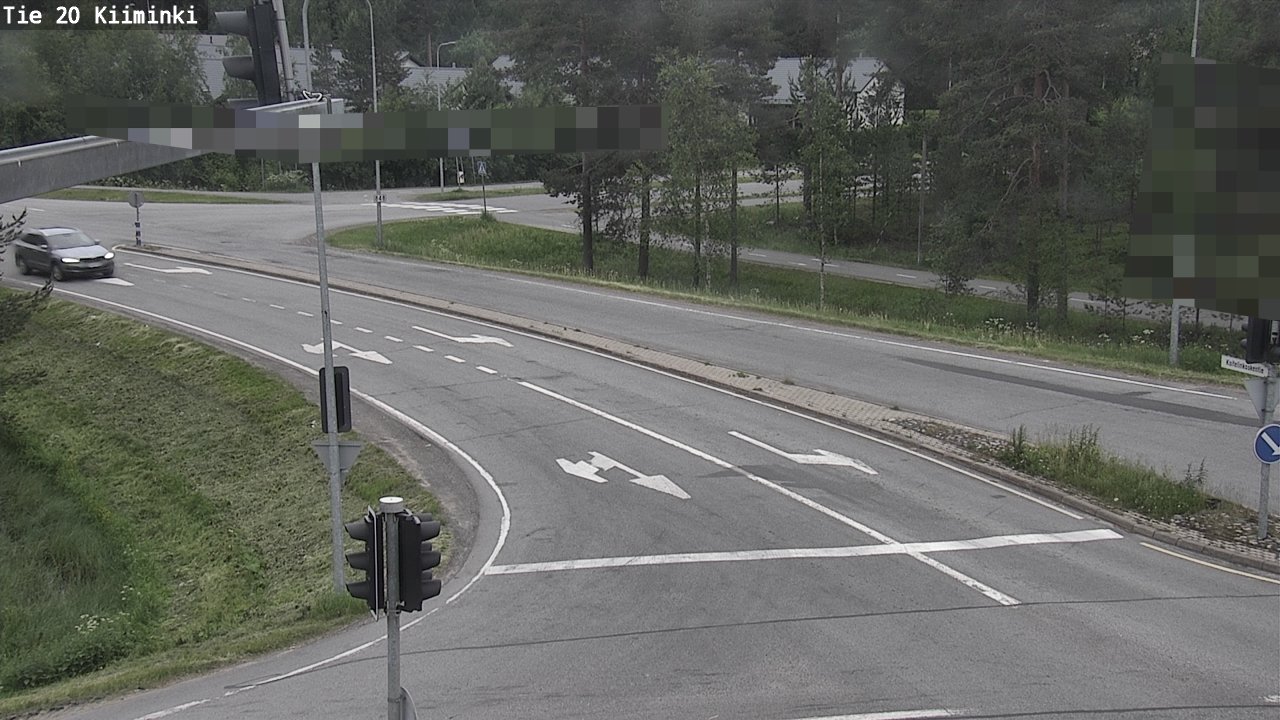 Weather Camera Image Väg 20 Uleåborg Kiiminki, Oulu, Pohjois-Pohjanmaa