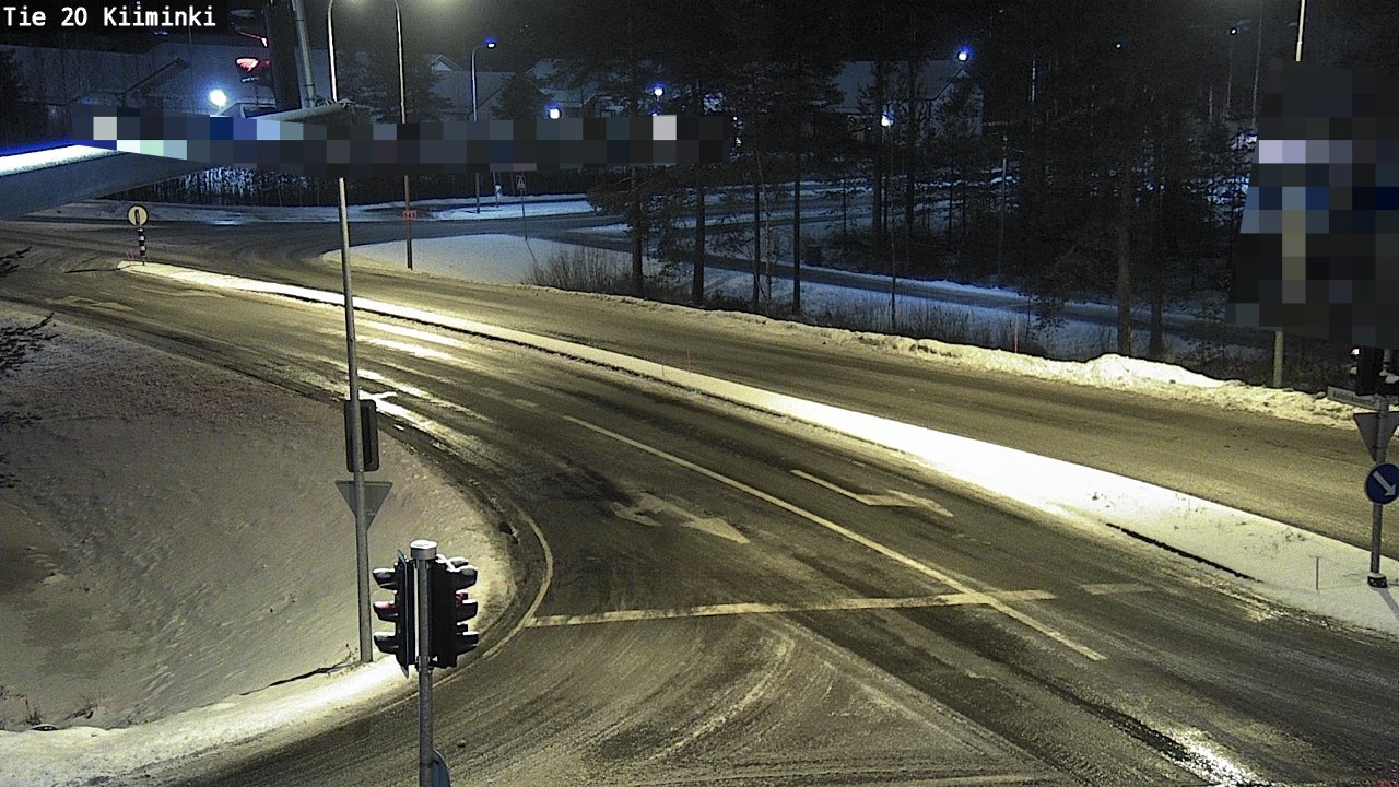 Weather Camera Image Road 20 Oulu Kiiminki, Oulu, Pohjois-Pohjanmaa