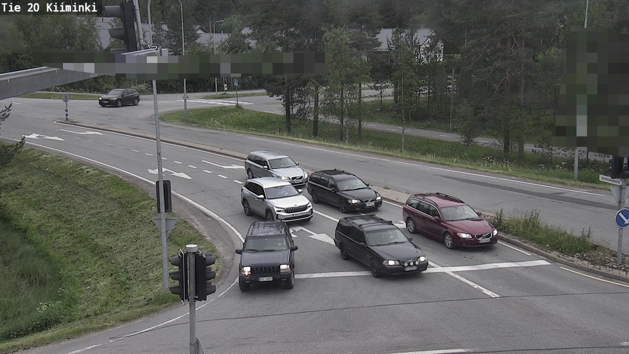 Weather Camera Image Väg 20 Uleåborg Kiiminki, Oulu, Pohjois-Pohjanmaa