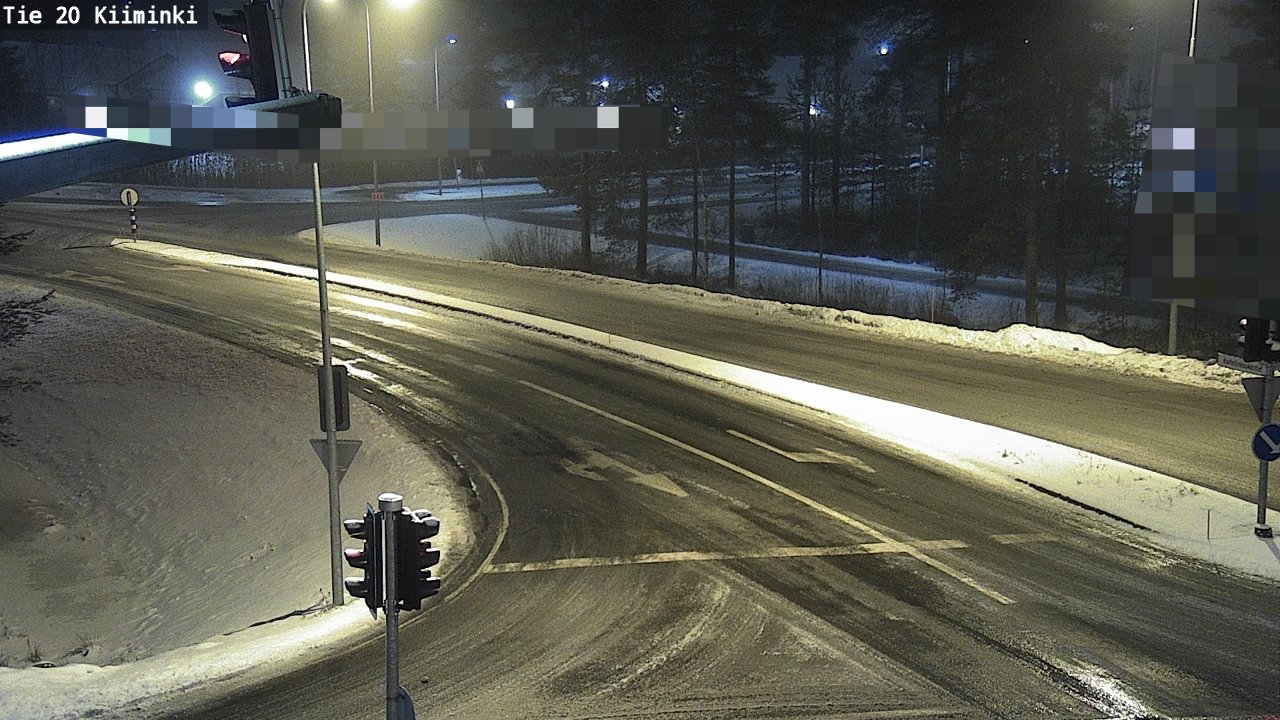 Weather Camera Image Road 20 Oulu Kiiminki, Oulu, Pohjois-Pohjanmaa