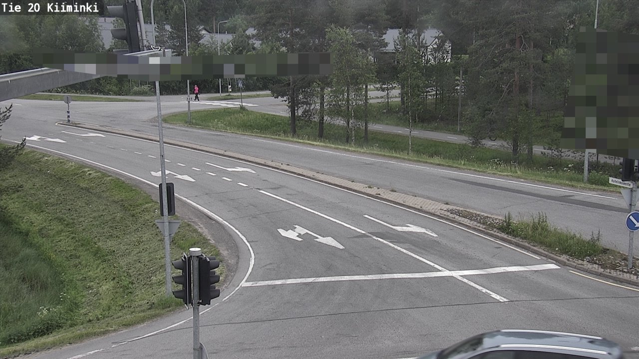 Weather Camera Image Väg 20 Uleåborg Kiiminki, Oulu, Pohjois-Pohjanmaa