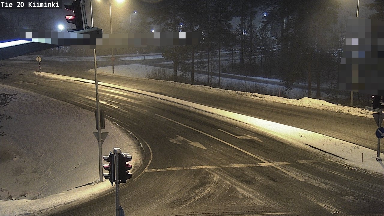 Weather Camera Image Road 20 Oulu Kiiminki, Oulu, Pohjois-Pohjanmaa