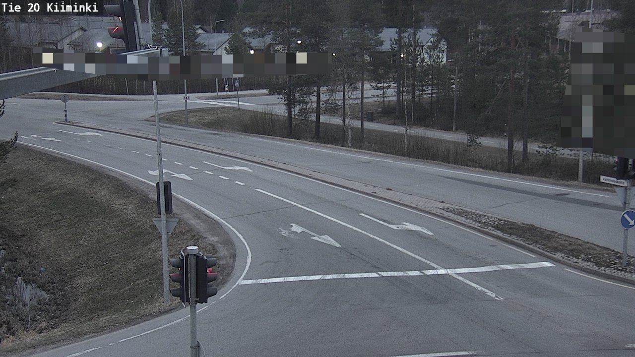 Weather Camera Image Road 20 Oulu Kiiminki, Oulu, Pohjois-Pohjanmaa