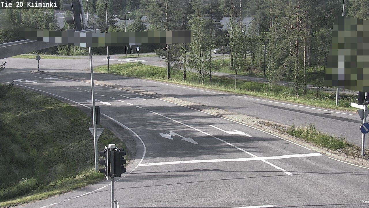 Weather Camera Image Väg 20 Uleåborg Kiiminki, Oulu, Pohjois-Pohjanmaa