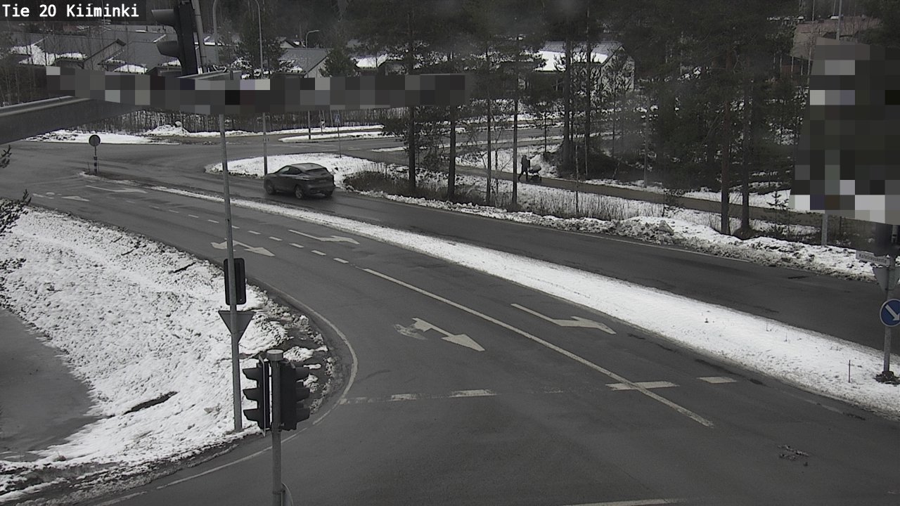 Weather Camera Image Road 20 Oulu Kiiminki, Oulu, Pohjois-Pohjanmaa