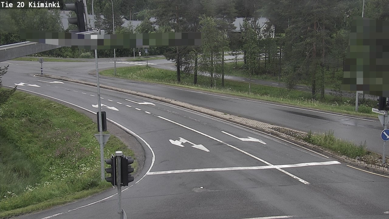 Weather Camera Image Road 20 Oulu Kiiminki, Oulu, Pohjois-Pohjanmaa