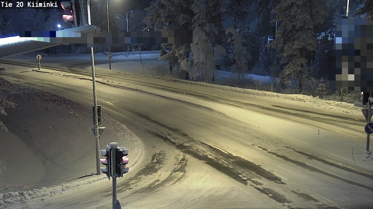 Weather Camera Image Road 20 Oulu Kiiminki, Oulu, Pohjois-Pohjanmaa