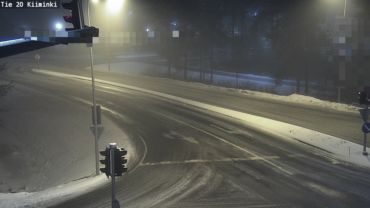 Weather Camera Image Road 20 Oulu Kiiminki, Oulu, Pohjois-Pohjanmaa
