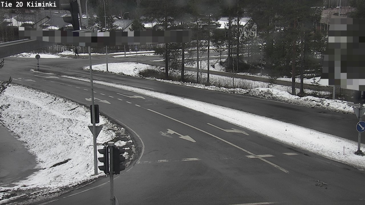 Weather Camera Image Road 20 Oulu Kiiminki, Oulu, Pohjois-Pohjanmaa