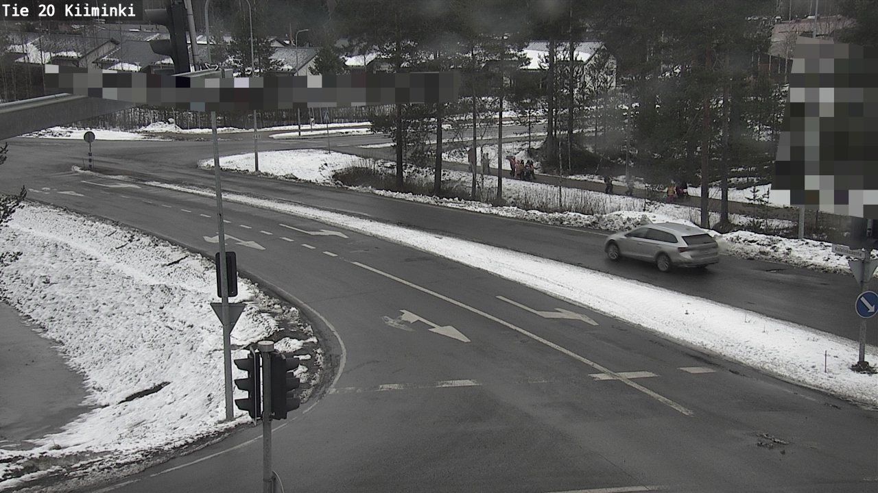 Weather Camera Image Road 20 Oulu Kiiminki, Oulu, Pohjois-Pohjanmaa