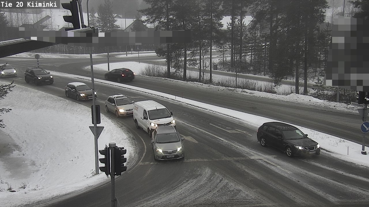 Weather Camera Image Road 20 Oulu Kiiminki, Oulu, Pohjois-Pohjanmaa