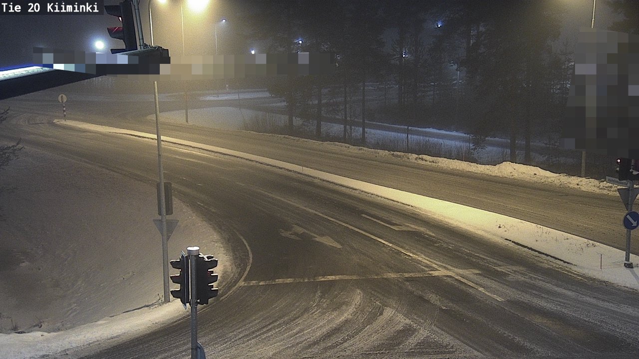 Weather Camera Image Road 20 Oulu Kiiminki, Oulu, Pohjois-Pohjanmaa