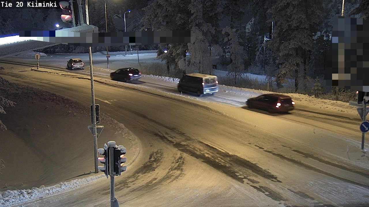 Weather Camera Image Väg 20 Uleåborg Kiiminki, Oulu, Pohjois-Pohjanmaa