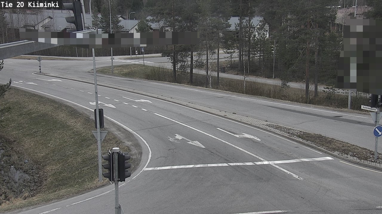 Weather Camera Image Väg 20 Uleåborg Kiiminki, Oulu, Pohjois-Pohjanmaa