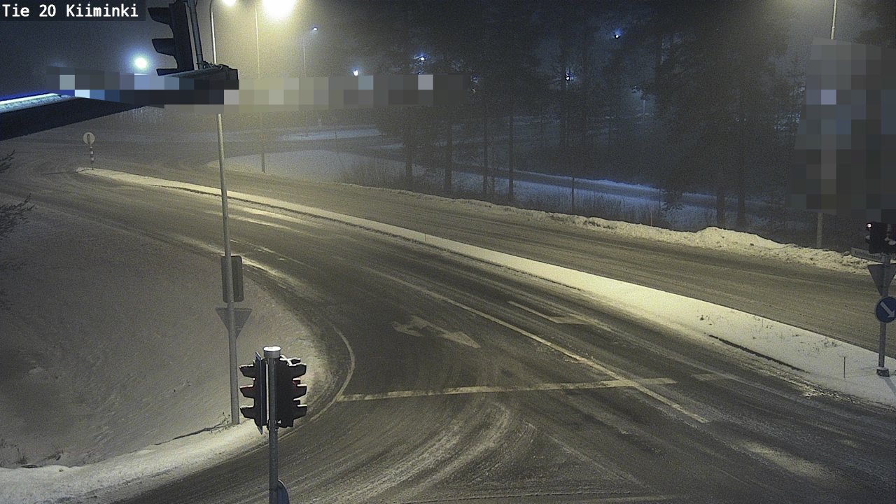 Weather Camera Image Road 20 Oulu Kiiminki, Oulu, Pohjois-Pohjanmaa