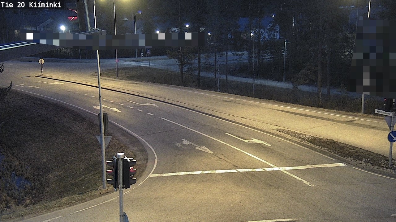 Weather Camera Image Road 20 Oulu Kiiminki, Oulu, Pohjois-Pohjanmaa