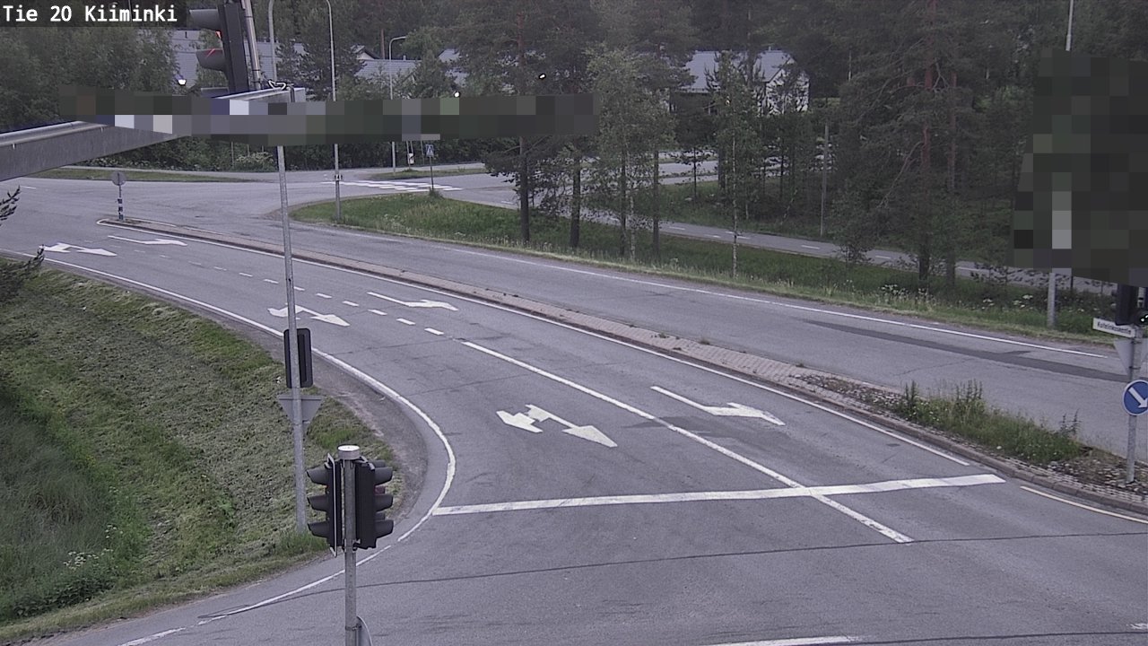 Weather Camera Image Väg 20 Uleåborg Kiiminki, Oulu, Pohjois-Pohjanmaa