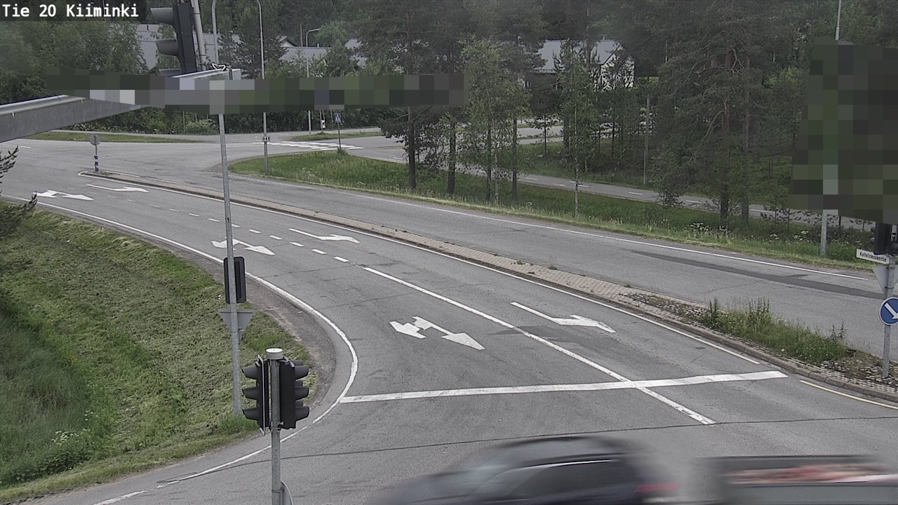 Weather Camera Image Väg 20 Uleåborg Kiiminki, Oulu, Pohjois-Pohjanmaa
