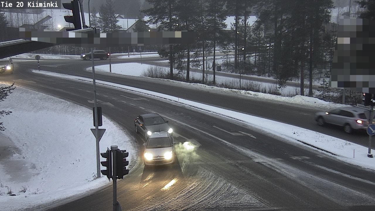 Weather Camera Image Road 20 Oulu Kiiminki, Oulu, Pohjois-Pohjanmaa
