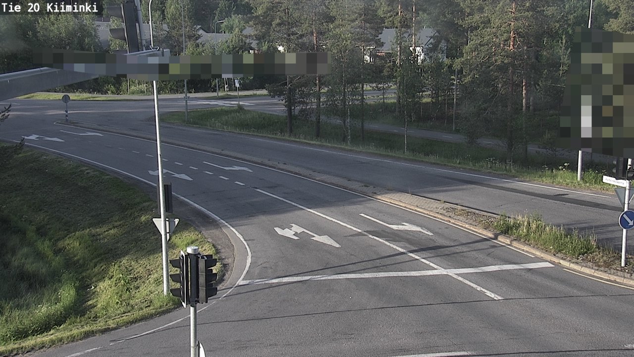 Weather Camera Image Väg 20 Uleåborg Kiiminki, Oulu, Pohjois-Pohjanmaa